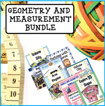 Preview of Geometry and Measurement Bundle - Grades 2-6 Worksheets