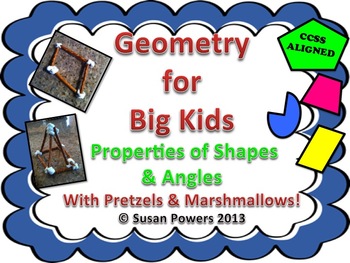 Preview of Geometry for Big Kids Properties of Shapes and Angles