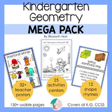 Kindergarten Geometry Mega Pack: all about 2D & 3D shapes