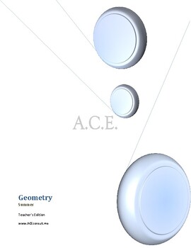 Preview of Geometry with answer keys