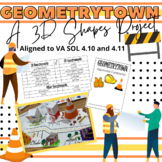 Geometrytown - Geometry Project - Math SOL 4.10, 4.11