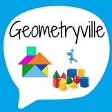 Geometryville - Geometry Drawing Activity - Creative Math Art