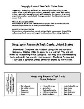 how to do a geography research task