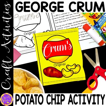 Preview of Black History Month Craft George Crum Black History Fun Chip Project Activity
