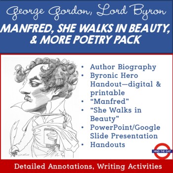 Preview of George Gordon, Lord Byron Poetry Pack