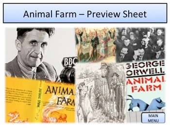 Preview of George Orwell Animal Farm / Russian Revolution - Unit