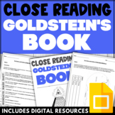 1984 CLOSE READING ACTIVITY Goldstein's Book on OLIGARCHIC