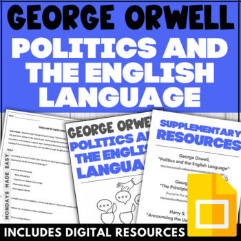 george orwell essay on language