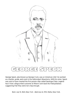 Preview of George Speck Coloring