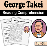 George Takei Reading Comprehension for 4th/6th Grade | AAP