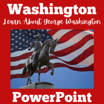 Preview of GEORGE WASHINGTON Activity PowerPoint 1st 2nd 3rd 4th Grade U.S. PRESIDENT