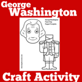 George Washington | Worksheet Craft Activity Preschool Kin
