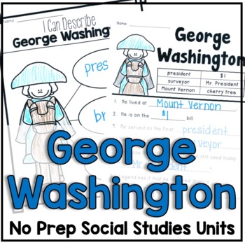Preview of George Washington Facts and Timelines