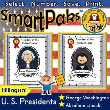 Preview of George Washington & Abraham Lincoln BILINGUAL SmartPaks™ Unit Activities