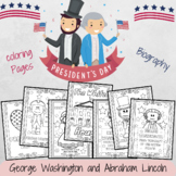 George Washington , Abraham Lincoln Biography Worksheets P