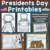 George Washington Abraham Lincoln Presidents Day Craft Fli