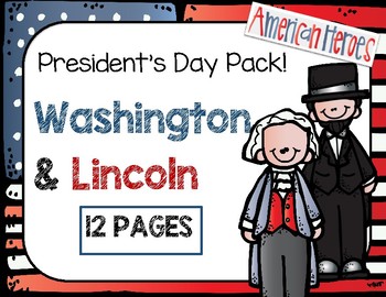 Preview of Washington & Lincoln President's Day Pack
