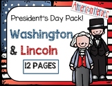 Washington & Lincoln President's Day Pack