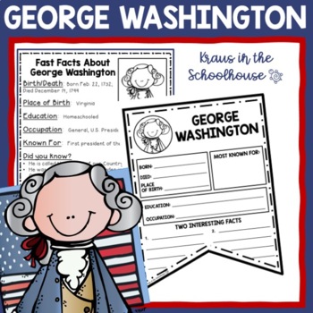 Preview of George Washington Activities