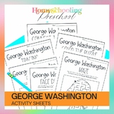 George Washington Activity Sheets