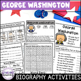 George Washington Biography Activities for Kindergarten, 1