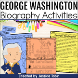 George Washington Biography Worksheets, Reading Craft - Presidents Day Activity