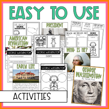 George Washington Biography and Timeline Activities and Worksheets