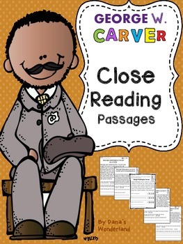 Preview of George Washington Carver Reading Comprehension Passages and Activities