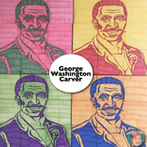 George Washington Carver Collaboration Portrait Poster - B