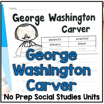 Preview of George Washington Carver Inventions, Facts and Timelines