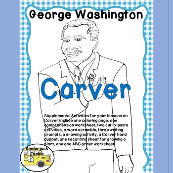 George Washington Carver by KinderjackJackie | TPT