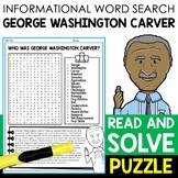 George Washington Carver Biography Word Search Puzzle Word