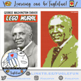 George Washington Carver Black History Lego Mural