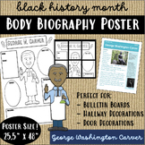 George Washington Carver Body Biography Research Poster + 