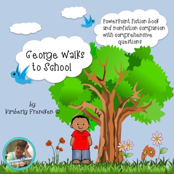 Preview of George Washington Carver: Fiction & Non-Fiction PowerPoint with Reading Practice
