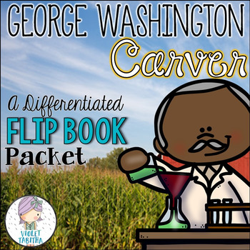 Preview of George Washington Carver Differentiated Flip and Snip Books
