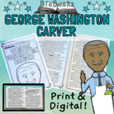 George Washington Carver Reading Passage Activity Booklet 