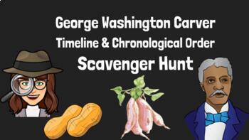 Preview of George Washington Carver Scavenger Hunt