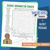 George Washington Carver Word Search Puzzle Activity Vocab