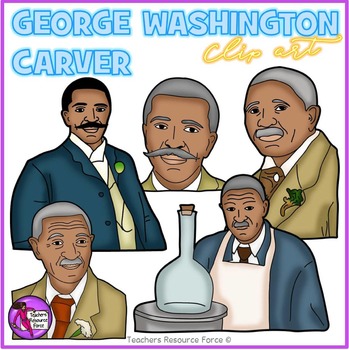 Preview of George Washington Carver realistic clip art