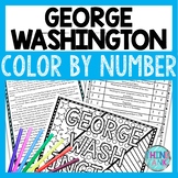 George Washington Color by Number, Reading Passage and Tex
