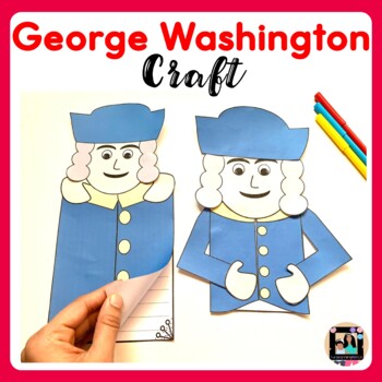 Preview of George Washington Craft & Writing Activity | President's Day Craft Activity