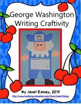 Preview of George Washington Writing Craftivity with Literacy Activities and More