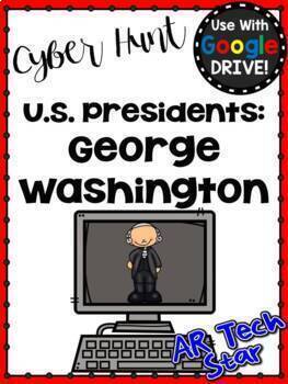 Preview of George Washington Digital Cyber Hunt for Google Slides - Distance Learning