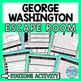 George Washington Escape Room Stations - Reading Comprehen