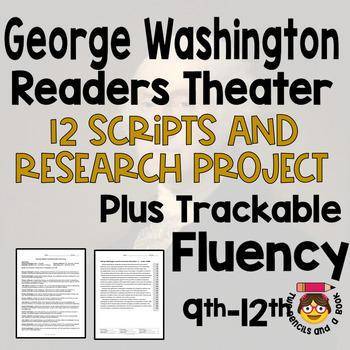 Preview of George Washington Fluency, Readers Theater and Project & Research Project