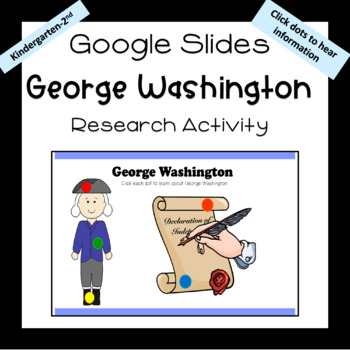 Preview of George Washington Google Slides Activity