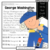 George Washington - Literacy and Craft