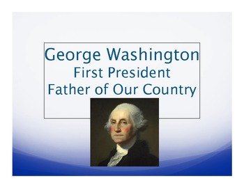 Preview of George Washington Powerpoint for Primary Grades