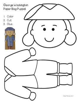 George Washington Puppet by Reading Teacher's Backpack | TpT